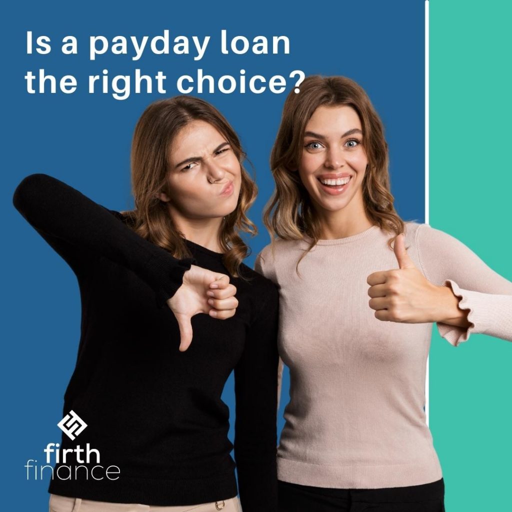 Is a payday loan the right choice?